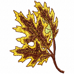 Leaves Embroidery Design 5